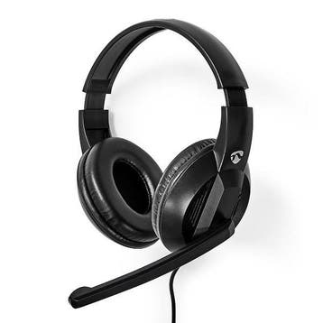 Headset over-ear | Nedis (Bedraad, USB C, USB A, 1.8 m), Verzenden, Nieuw