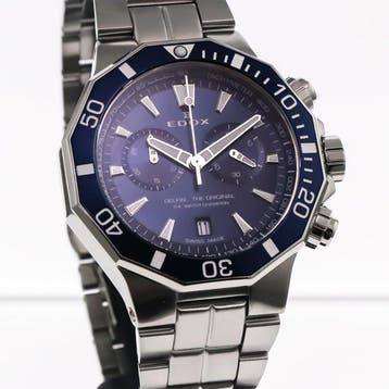 Edox Delphin The Original - Swiss Made Chronograph Watch -, Nieuw