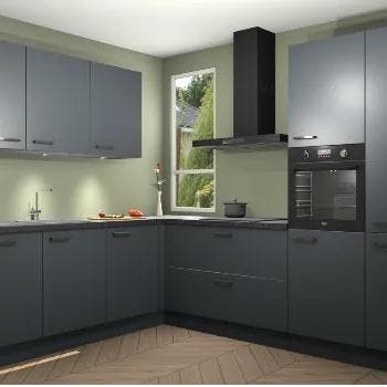 Onyxgrijze keuken Bagdad 127800, Verzenden, Nieuw
