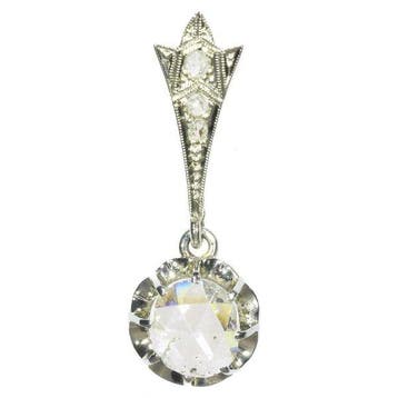 Hanger - 18 karaat Witgoud, Geel goud - Diamant - Belle, Sieraden, Tassen en Uiterlijk