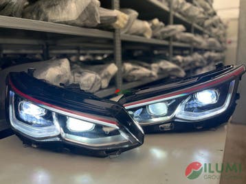 VW GOLF 8 VIII GTI 5H1 KOPLAMP L+R KPL 5H1941059A,5H1941060A, Auto-onderdelen, Verlichting, Verzenden, Gebruikt, Volkswagen