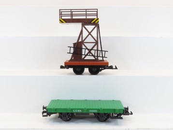 LGB G - o.a. 3530 - Modeltrein goederenwagon (2) - 2x, Hobby en Vrije tijd, Modeltreinen | Overige schalen, Nieuw