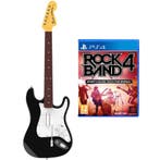 Playstation 4 Rock Band 4 + Gitaar Bundel, Verzenden, Zo goed als nieuw