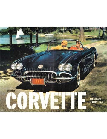 1959 CHEVROLET CORVETTE BROCHURE ENGELS, Nieuw, Chevrolet, Author