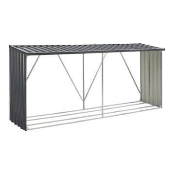 [casa.pro] Stalen brandhout rek Kalmar houtopslag 352x80x152, Verzenden