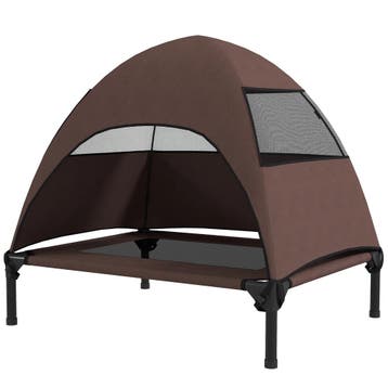 TRUUSK Hondenligstoel Outdoor Met Dak - Verhoogd Hondenbed V, Verzenden, Nieuw
