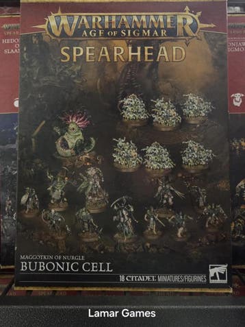 Maggotkin of Nurgle Bubonic Cell Spearhead (Warhammer Age of, Hobby en Vrije tijd, Ophalen of Verzenden, Nieuw