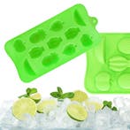 IJsblokjesvorm | IJsblokjes | Fruit | 11 Blokjes | Groen, Ophalen of Verzenden, Nieuw