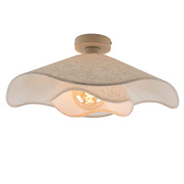 Japandi plafondlamp beige, Mimi, Ophalen of Verzenden, Nieuw, Stof, Japandi