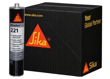Sika Industrie Sikaflex 221 12 stuks, 300 ml, wit, patroon, Verzenden, Nieuw