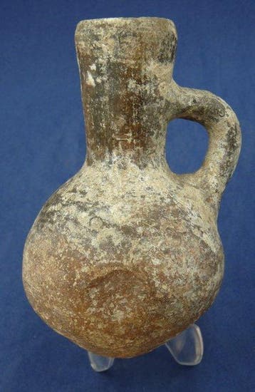 Holy land, Iron Age pottery Jug - 120 mm