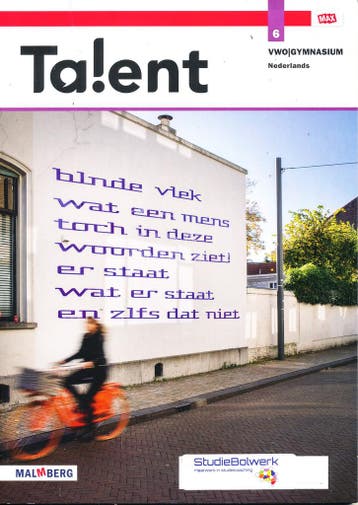 Talent Nederlands Leerwerkboek 6 VWO/GYM, Boeken, Verzenden, Nieuw