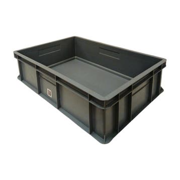 Stapelbak 600x400x155 mm, euronorm gesloten handvat,, Ophalen of Verzenden