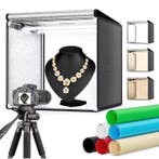 Fotostudio Lichtbox 60 cm LED Productfotografie met 6 Achter, Verzenden, Nieuw