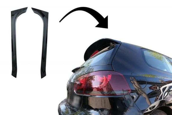 Achterklep Vertical Spoiler voor Volkswagen Golf 6, Auto diversen, Tuning en Styling, Ophalen of Verzenden