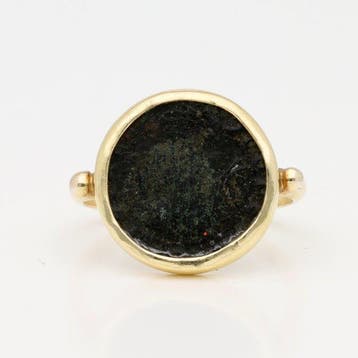Ring - 14 karaat Geel goud - Munt, Nieuw