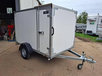 Veiling: Gesloten Aanhangwagen 2.50x1.50x1.50m 750kg, Ophalen, Gebruikt
