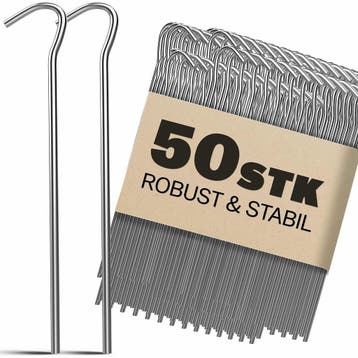Haringen 50 stuks Staal ø3,5mm Gegalvaniseerd (Recreatie), Caravans en Kamperen, Verzenden, Nieuw