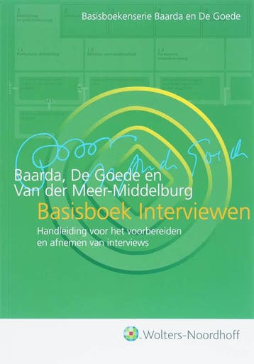 Basisboek Interviewen 9789001700133, Boeken, Zo goed als nieuw
