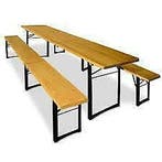 Bierbank, huren, biertafel, set, tafel, biertafel te huur, Ophalen, Nieuw