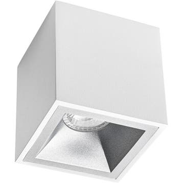 Opbouwspot GU10 - Pragmi Cliron Pro - Opbouw Vierkant - Mat, Ophalen of Verzenden, Nieuw, Overige fittingen, Plafondspot of Wandspot