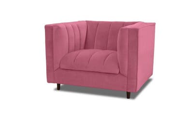 Fauteuil Joure - fauteuils - Roze, Nieuw, Overige materialen