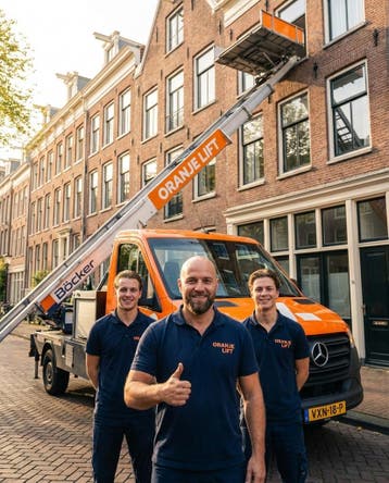 Verhuislift Ladderlift Aanhangerlift huren Spoed
