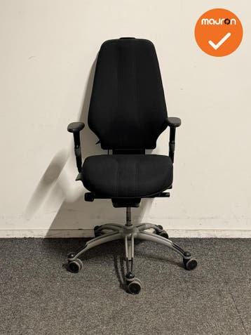 RH Logic 400 Elite - Bureaustoel - nieuwe zwarte stoffering, Werkplek, Ophalen of Verzenden, Gebruikt, Stoel