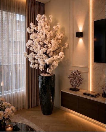 Luxe Grote Vaas | Hotel Chique | Japandi | Moderne Woondecor, Nieuw