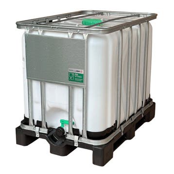 IBC container 600 liter - Kunststof pallet - Foodgrade, Ophalen of Verzenden