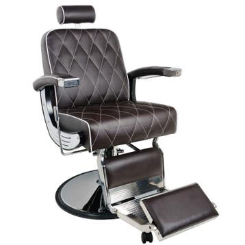 Gabbiano Professional Barber Chair Imperial Brown – Luxe, Ophalen of Verzenden