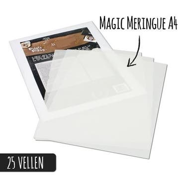 Magic Meringue sheets A4-formaat (25 vellen), Verzenden, Nieuw