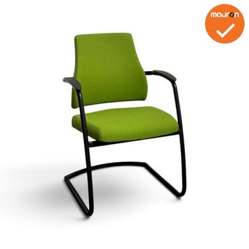 Vergaderstoel - BMA AXIA - Visit - Groen (Vergaderstoelen), Vergader- of Presentatieruimte, Ophalen of Verzenden, Gebruikt, Stoel