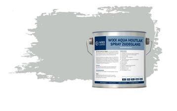 Wixx Aqua Houtlak Spray Zijdeglans RAL 7035 | Lichtgrijs 10L, Nieuw, Lak, Grijs, Verzenden
