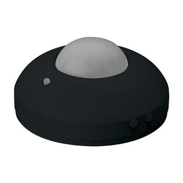 Bewegingssensor - Opbouw Rond - Mat Zwart Kunststof - 360°, Ophalen of Verzenden, Nieuw, Overige fittingen