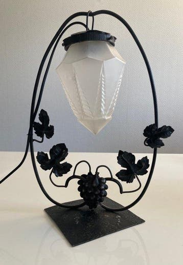 Tafellamp - Smeedijzer - Art Nouveau & Art Deco