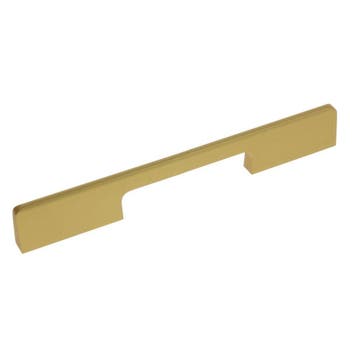 Meubelgreep 10x25x128 mm - mat goud, Verzenden, Nieuw