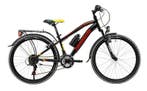 Lombardo Tropea Sport 24 inch 18 speed zwart rood Jongens, Ophalen of Verzenden, Nieuw