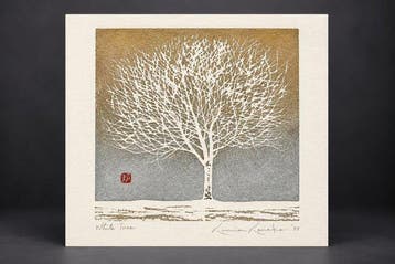Kunio Kaneko (geb. 1949) – Witte Boom – Originele Japanse