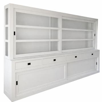 Buffetkast wit Hasselt 300cm, Ophalen of Verzenden, Nieuw