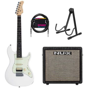 Sire S1 ST-Style Elektrische Gitaar Antique White + NUX, Muziek en Instrumenten, Ophalen of Verzenden, Nieuw
