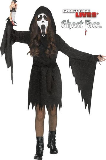 Ghost Face® Scream Glitter Kostuum Meisje, Verzenden, Nieuw, Feestartikel