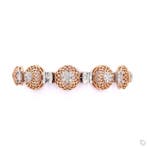 Armband - 14 karaat Roségoud - 1.21ct. tw. Diamant, Nieuw
