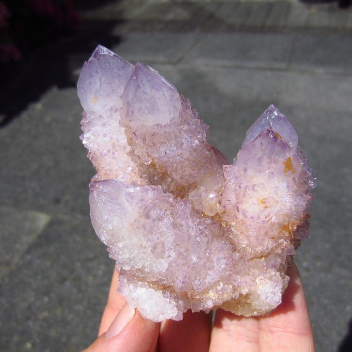 Groot aanbod in Cactus amethist - Spiritkwarts, Verzamelen, Mineralen en Fossielen, Mineraal, Verzenden