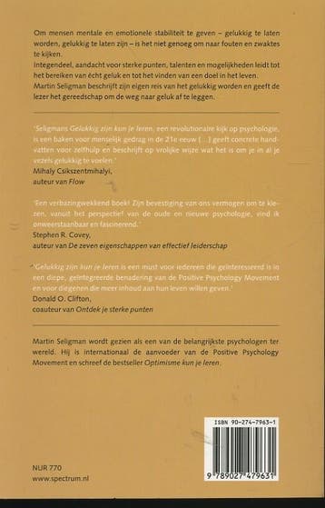 Gelukkig zijn kun je leren 9789027479631, Boeken, Verzenden, Gelezen, Martin E.P. Seligman