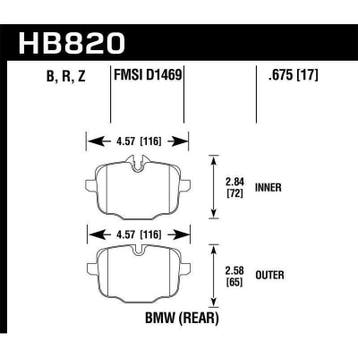 Hawk 12-17 BMW M6 / 14-17 BMW M6 Gran Coupe / 13-16 BMW M5, Ophalen of Verzenden, Nieuw