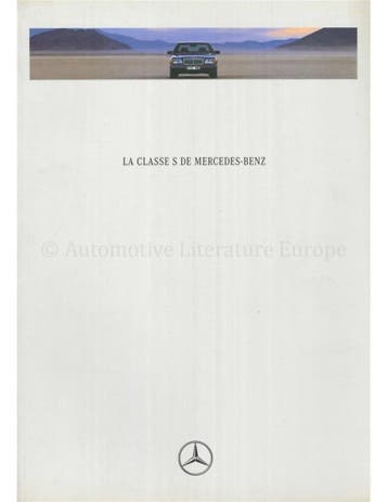 1991 MERCEDES BENZ S KLASSE BROCHURE FRANS, Boeken, Nieuw, Author