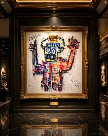 Timo Wedell - Crowded Thoughts - XXL - Basquiat Style