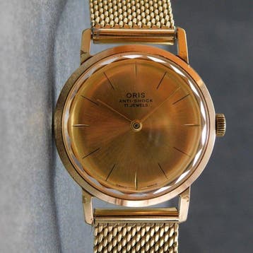 Oris - vintage gold classic - Swiss - 17 Jewels - Zonder, Nieuw