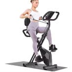 Opvouwbare Hometrainer – 8 Weerstanden met LCD &amp Hartslag, Sport en Fitness, Verzenden, Nieuw